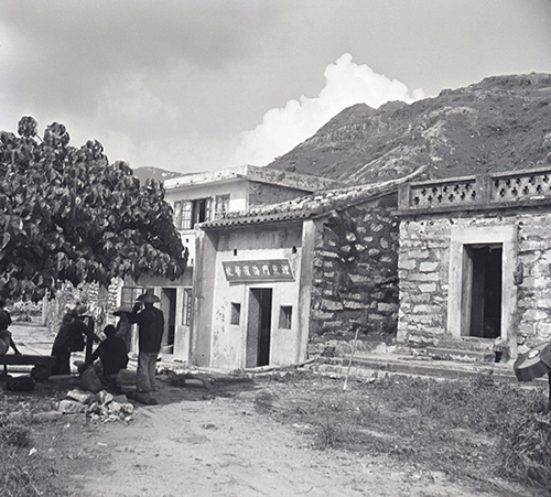 1940 年代的海濱學校(相片來源: 香港大學圖書館)