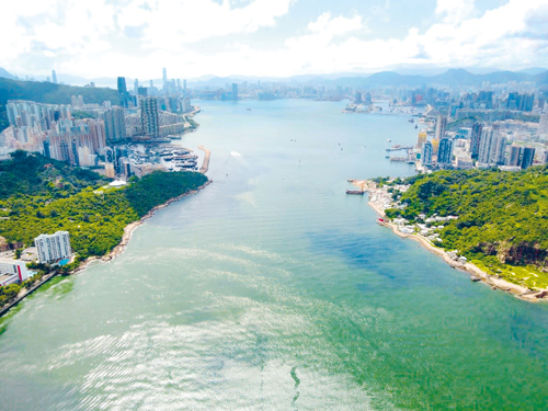 Bird’s eye view of Lei Yue Mun in 2023(Photo source: Dr. Poon Sun Wah)