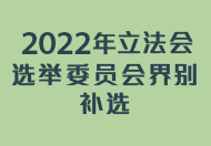 2022立法會選舉委員會界別補選 