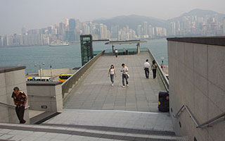 Footbridges in Tsim Sha Tsui East 