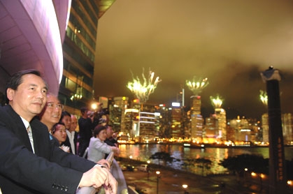 Launch Ceremony of "A Symphony of Lights Celebrating the 10th Anniversary of HKSAR" 8