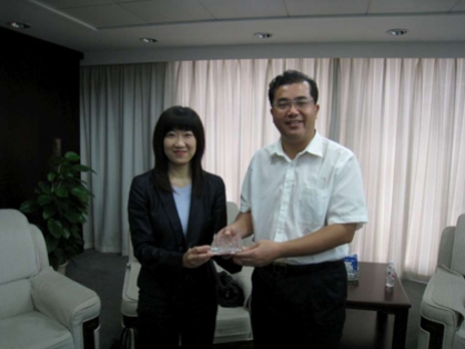 CT's courtesy call on Director of Guangxi Tourism Administration (GXTA)