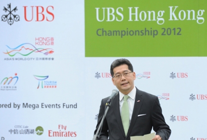 Final cum prize presentation ceremony of the UBS Hong Kong Open 2012