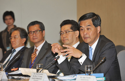 CE chairs first meeting of Economic Development Commission 1