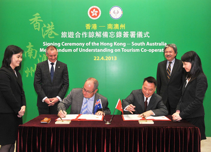 Hong Kong signs Memorandum of Understanding on Tourism Co-operation with South Australia 1