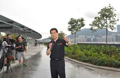 SCED visits Kai Tak Cruise Terminal with media 4