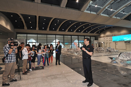 SCED visits Kai Tak Cruise Terminal with media 5