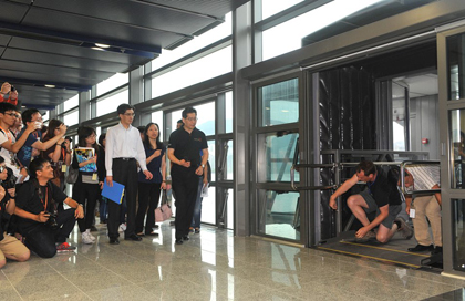 SCED visits Kai Tak Cruise Terminal with media 6